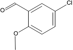 5-Chloro-2-methoxybenzaldehyde structure, CAS 7035-09-8