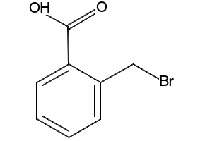 2-Bromomethylbenzoic acid structure, CAS 7115-89-1