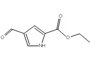 Ethyl 4-formyl-1H-pyrrole-2-carboxylate structure, CAS 7126-57-0
