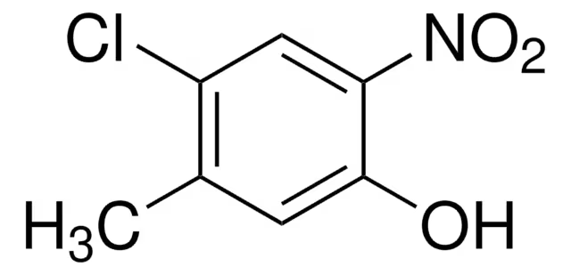 4-Chloro-3-methyl-6-nitrophenol structure, CAS 7147-89-9