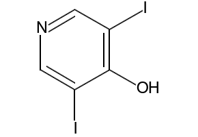 4-Hydroxy-3,5-diiodopyridine structure, CAS 7153-08-4