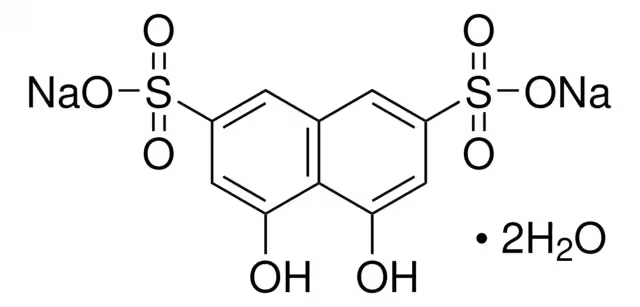Disodium 3,6-dihydroxynaphthalene-2,7-disulphonate structure, CAS 7153-21-1