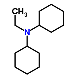 N-Ethyldicyclohexylamine structure, CAS 7175-49-7