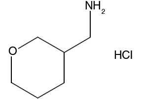 (Tetrahydro-2H-pyran-3-yl)methanamine hydrochloride structure, CAS 7179-99-9