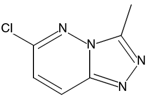6-Chloro-3-methyl[1,2,4]triazolo[4,3-b]pyridazine structure, CAS 7197-01-5