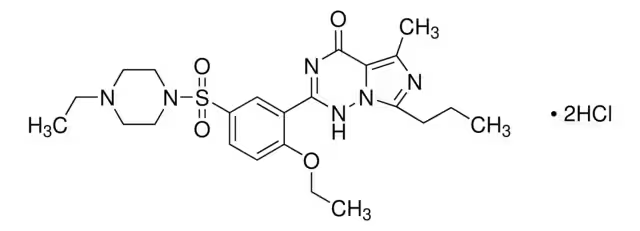 Vardenafil dihydrochloride structure, CAS 224789-15-5