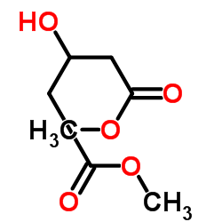 Dimethyl 3-hydroxyglutarate structure, CAS 7250-55-7