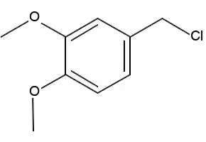 3,4-Dimethoxybenzyl chloride structure, CAS 7306-46-9