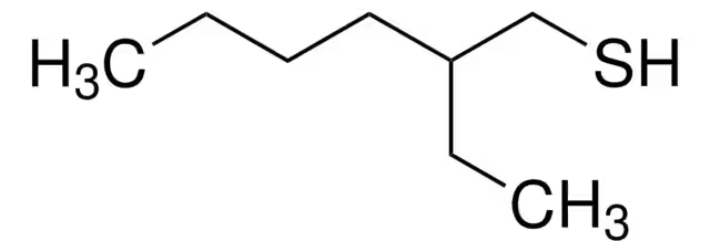 2-Ethyl-1-hexanethiol structure, CAS 7341-17-5