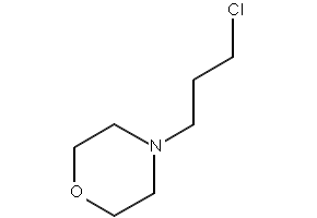 N-(3-Chloropropyl)morpholine structure, CAS 7357-67-7