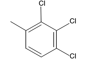 2,3,4-Trichlorotoluene structure, CAS 7359-72-0