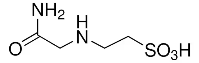 N-(Carbamoylmethyl)taurine structure, CAS 7365-82-4