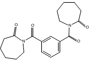 1,1'-Isophthaloylbiscaprolactam structure, CAS 7381-13-7