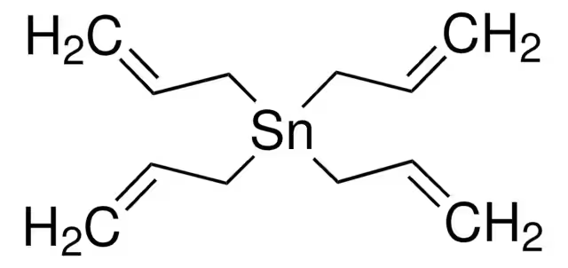 Tetraallyltin structure, CAS 7393-43-3