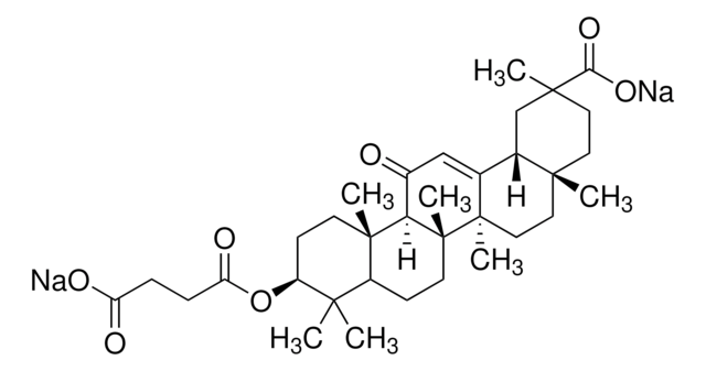 Carbenoxolone disodium structure, CAS 7421-40-1