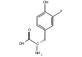 3-Fluoro-L-tyrosine structure, CAS 7423-96-3