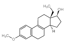 13-Ethyl-3-methoxygona-1,3,5(10),8-tetraen-17beta-ol structure, CAS 7443-72-3