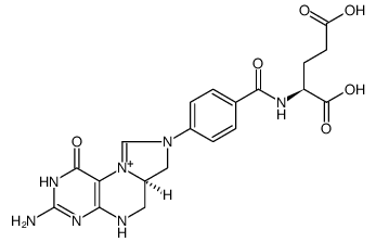 Anhydro leucovorin structure, CAS 7444-29-3