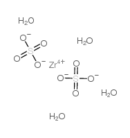Zirconium sulfate tetrahydrate structure, CAS 7446-31-3