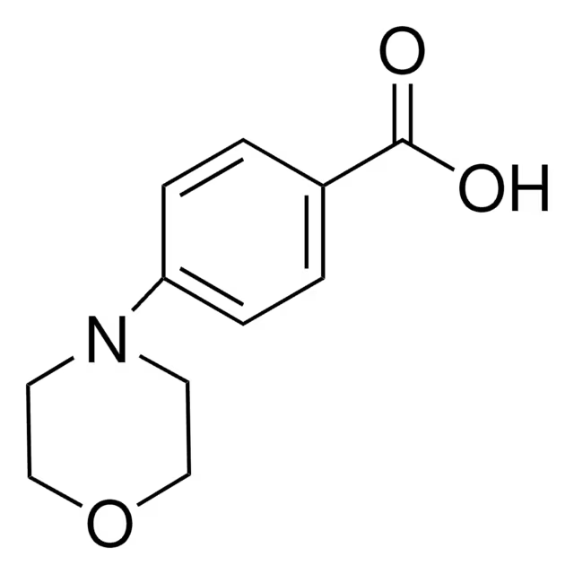 4-Morpholinobenzoic acid structure, CAS 7470-38-4