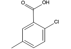 5-Chloro-2-methylbenzoic acid structure, CAS 7499-06-1