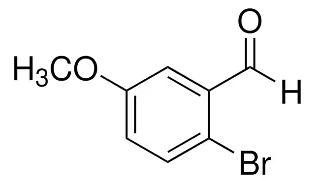 2-Bromo-5-methoxybenzaldehyde structure, CAS 7507-86-0