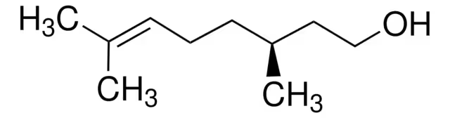 (-)-beta-Citronellol structure, CAS 7540-51-4