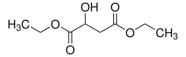 Diethyl malate structure, CAS 7554-12-3