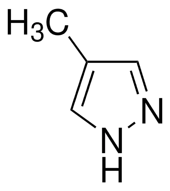 4-Methylpyrazole structure, CAS 7554-65-6