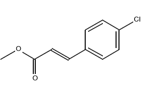 Methyl 4-chlorocinnamate structure, CAS 7560-44-3