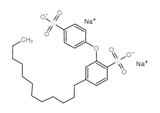 Disodium 4-dodecyl-2,4'-oxydibenzenesulfonate structure, CAS 7575-62-4