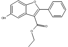 Ethyl 5-hydroxy-2-methylindole-3-carboxylate structure, CAS 7598-91-6