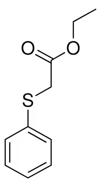 Ethyl (phenylthio)acetate structure, CAS 7605-25-6