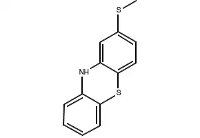 2-Methylthiophenothiazine structure, CAS 7643-08-5