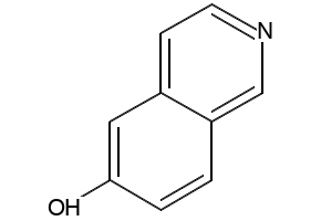 Isoquinolin-6-ol structure, CAS 7651-82-3