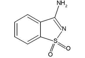 1,2-Benzisothiazol-3-amine 1,1-dioxide structure, CAS 7668-28-2