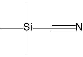 Trimethylsilyl cyanide structure, CAS 7677-24-9