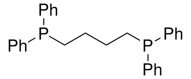 1,4-Bis(diphenylphosphino)butane structure, CAS 7688-25-7