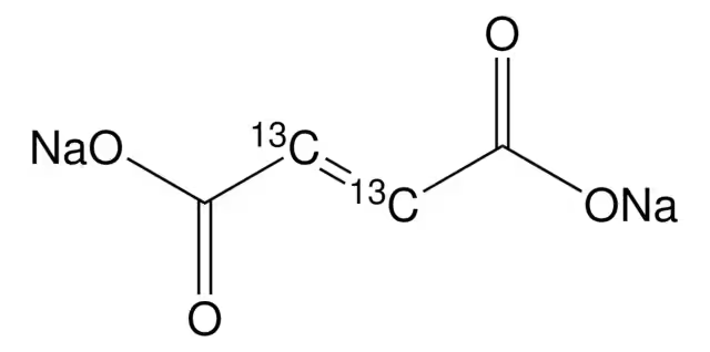Monosodium fumarate structure, CAS 7704-73-6