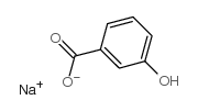 Sodium 3-hydroxybezoate structure, CAS 7720-19-6