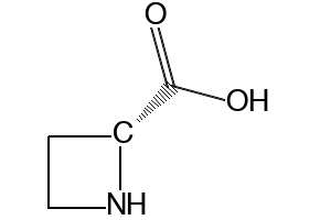 D-Azetidine-2-carboxylic acid structure, CAS 7729-30-8