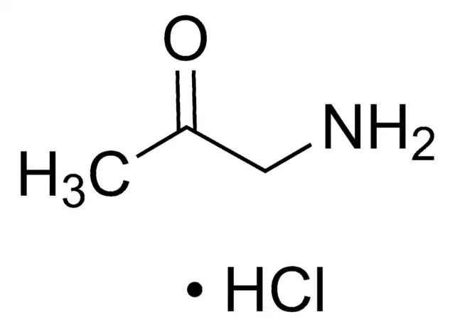 Aminoacetone hydrochloride structure, CAS 7737-17-9