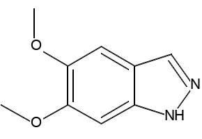 5,6-Dimethoxy-1H-indazole structure, CAS 7746-30-7