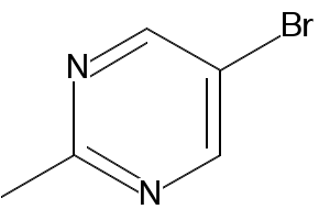 5-Bromo-2-methylpyrimidine structure, CAS 7752-78-5