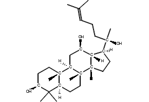 Protopanaxadiol structure, CAS 7755-01-3