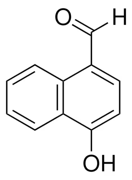 4-Hydroxy-1-naphthaldehyde structure, CAS 7770-45-8