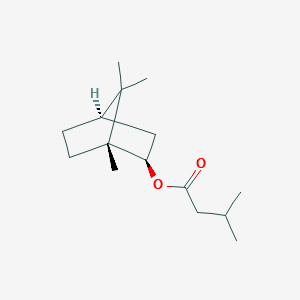 Isobornyl isovalerate structure, CAS 7779-73-9