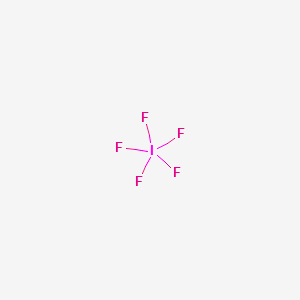 Pentalfluoroiodide structure, CAS 7783-66-6