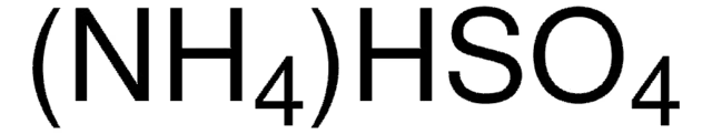 Ammonium bisulfate structure, CAS 7803-63-6