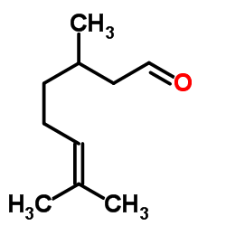 Citronella oil structure, CAS 8000-29-1